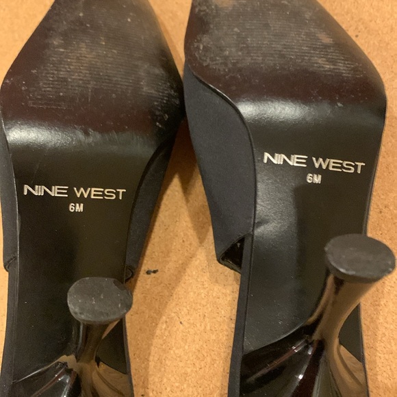 Nine West Black Shoes Size  Size 6” - Picture 8 of 9